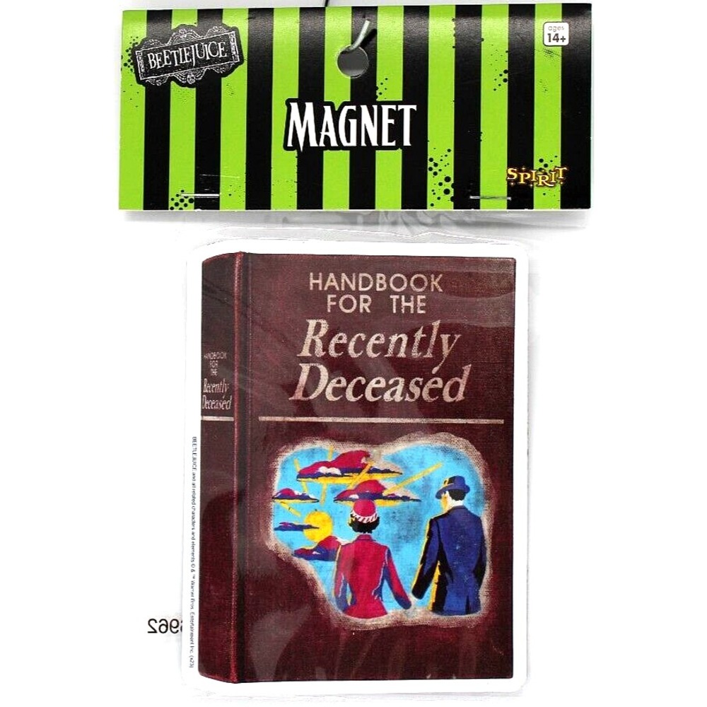 Beetlejuice Handbook for the Recently Deceased Magnet Fridge Car Movie Halloween